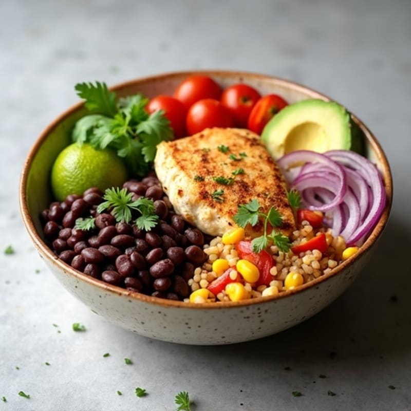 Hearty Black Bean Burrito Bowl