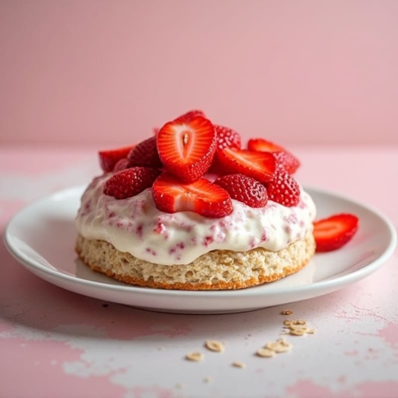 Strawberry Shortcake Overnight Oats
