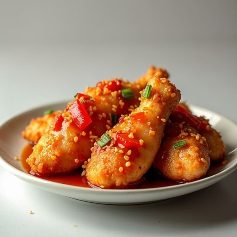 Crispy Baked Sweet and Sour Chicken