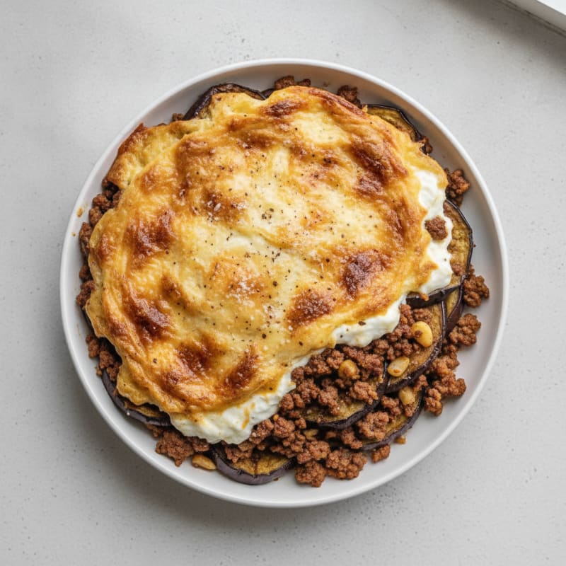 Classic Greek Lamb Moussaka
