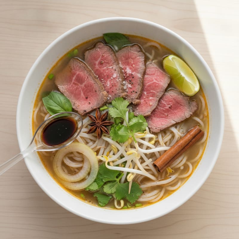Vietnamese Beef Noodle Soup (Pho)