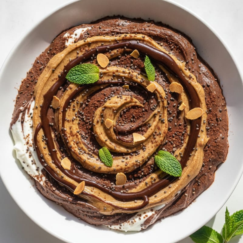 Silky Greek Yogurt Protein Pudding with Almond Butter