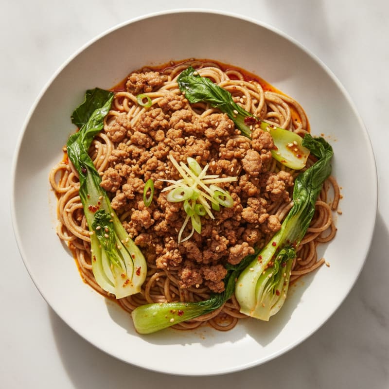 Sichuan Dan Dan Noodles with Chili Oil
