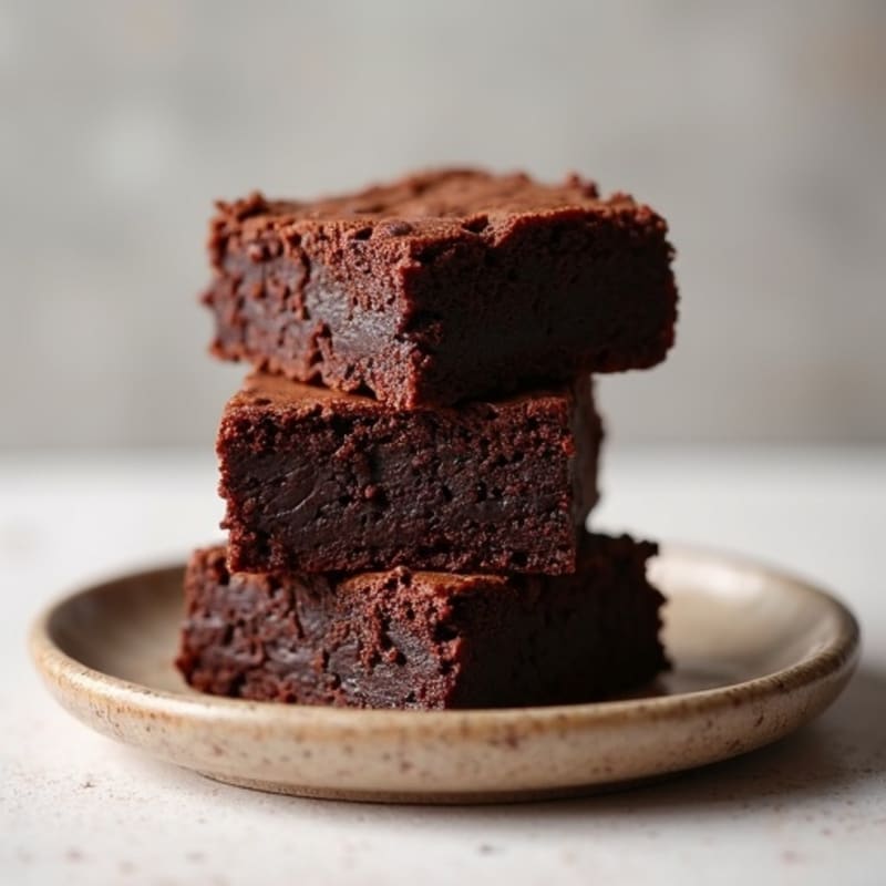 Fudgy Almond Flour Dark Chocolate Brownies