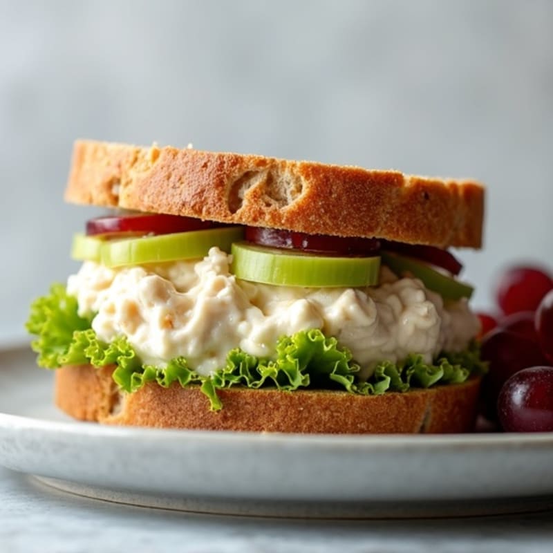 Healthy Creamy Chicken Salad Sandwich