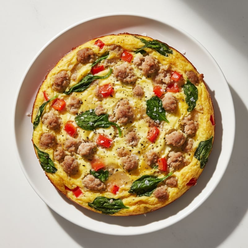 Savory Egg and Turkey Sausage Bake