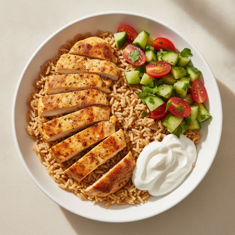 Chicken Shawarma Rice Bowl