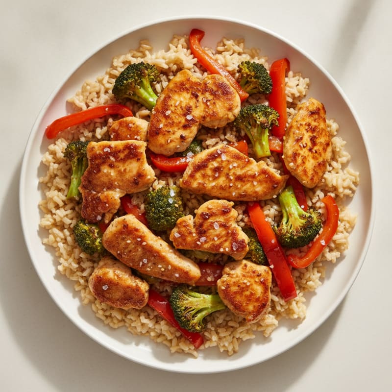 Clean-Eating Teriyaki Chicken Stir-Fry