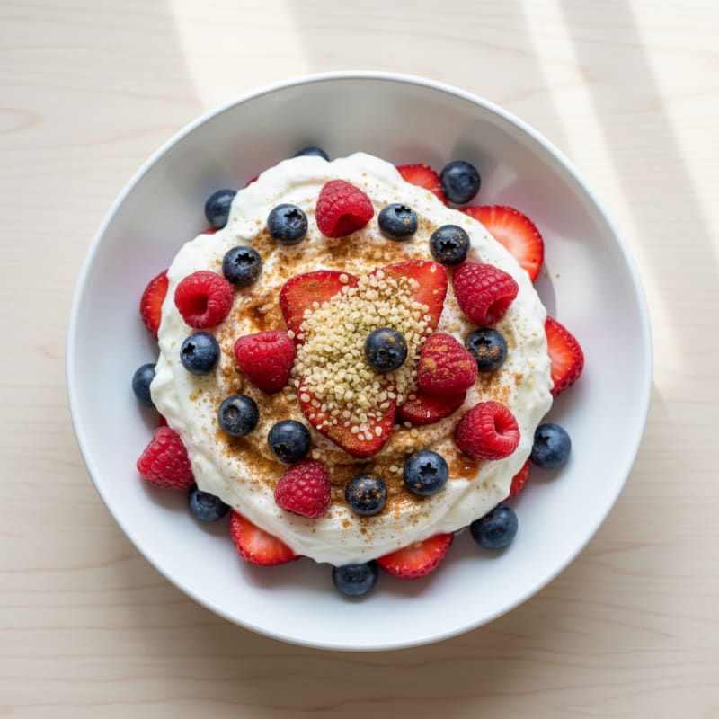 High-Protein Mixed Berry Yogurt Parfait