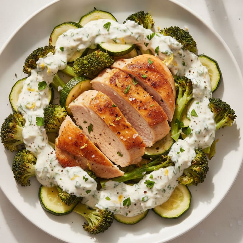 Lemon Herb Roasted Chicken and Vegetables