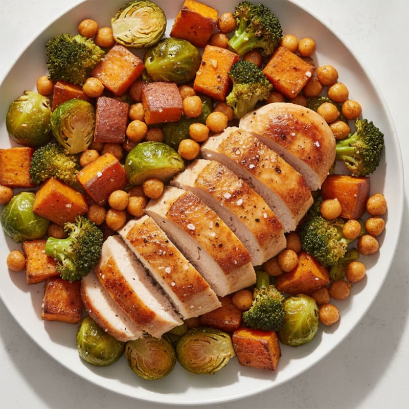 Chicken and Roasted Vegetable Medley