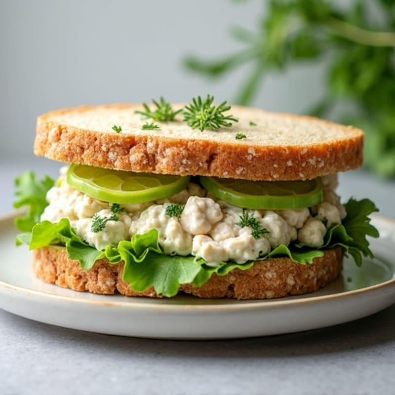 Creamy Herb Chicken Salad Sandwich