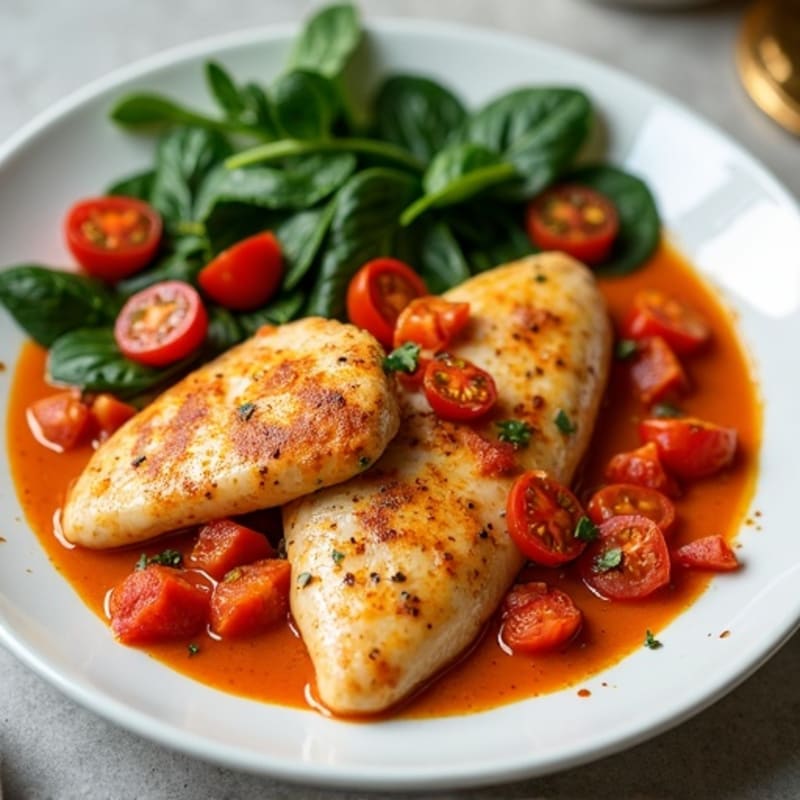 Creamy Spiced Tomato Chicken