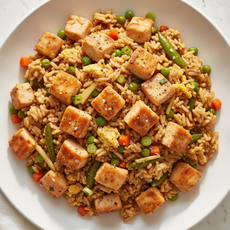 High-Protein Chicken Fried Rice