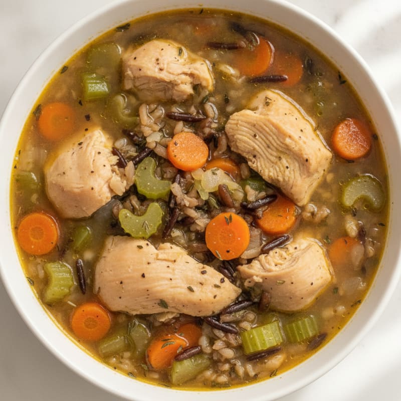 Hearty Chicken and Wild Rice Soup