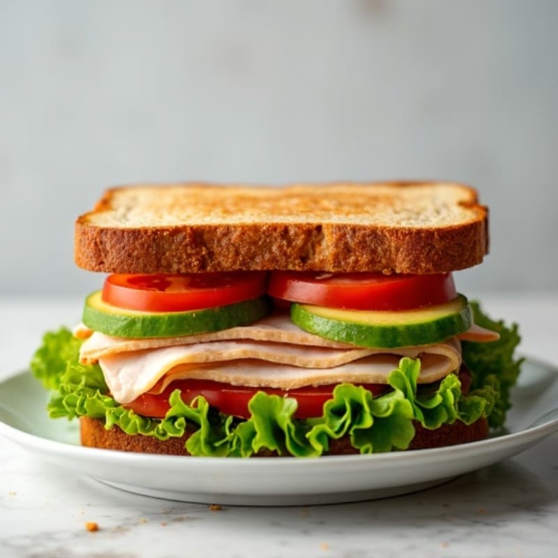 Healthy Turkey Club Sandwich