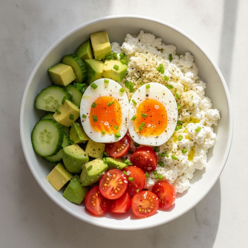 Savory Herb Cottage Cheese Bowl