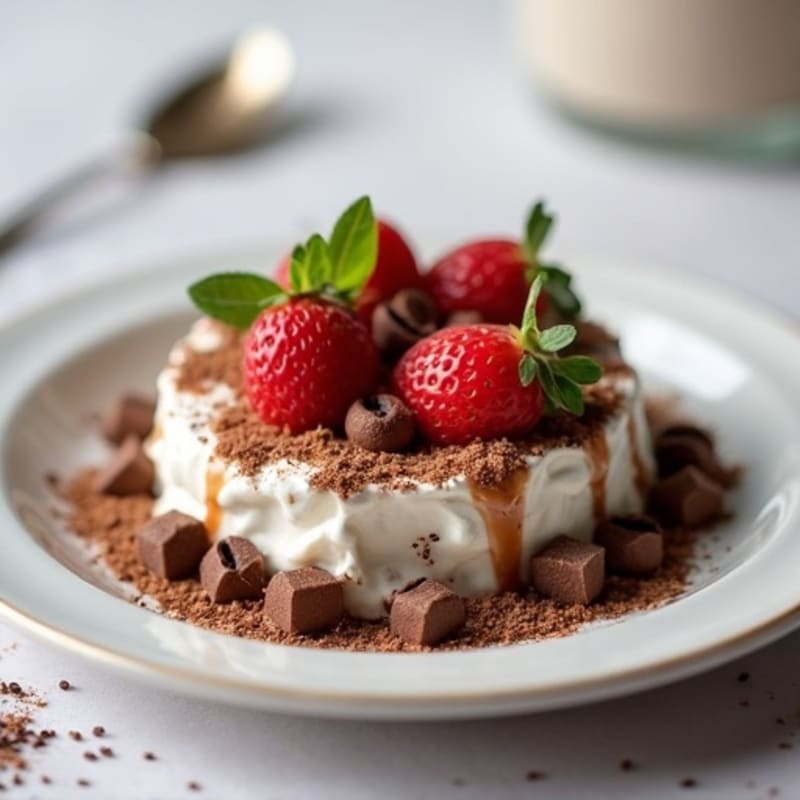 Creamy Chocolate Protein Cottage Cheese Dessert