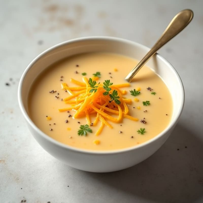 Creamy Roasted Potato Cheddar Soup