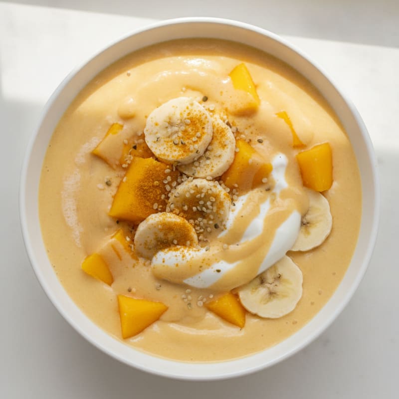 Tropical Mango Banana Protein Shake
