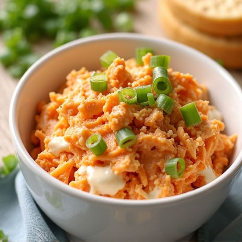 Creamy Greek Yogurt Buffalo Chicken Dip
