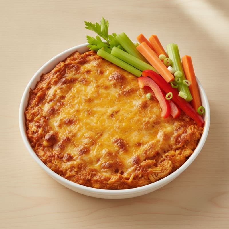 Buffalo Chicken Baked Dip