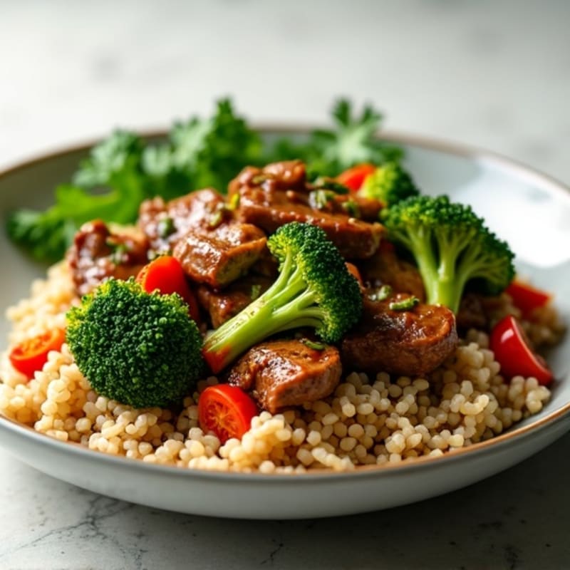 Ginger-Garlic Beef and Broccoli Stir-Fry