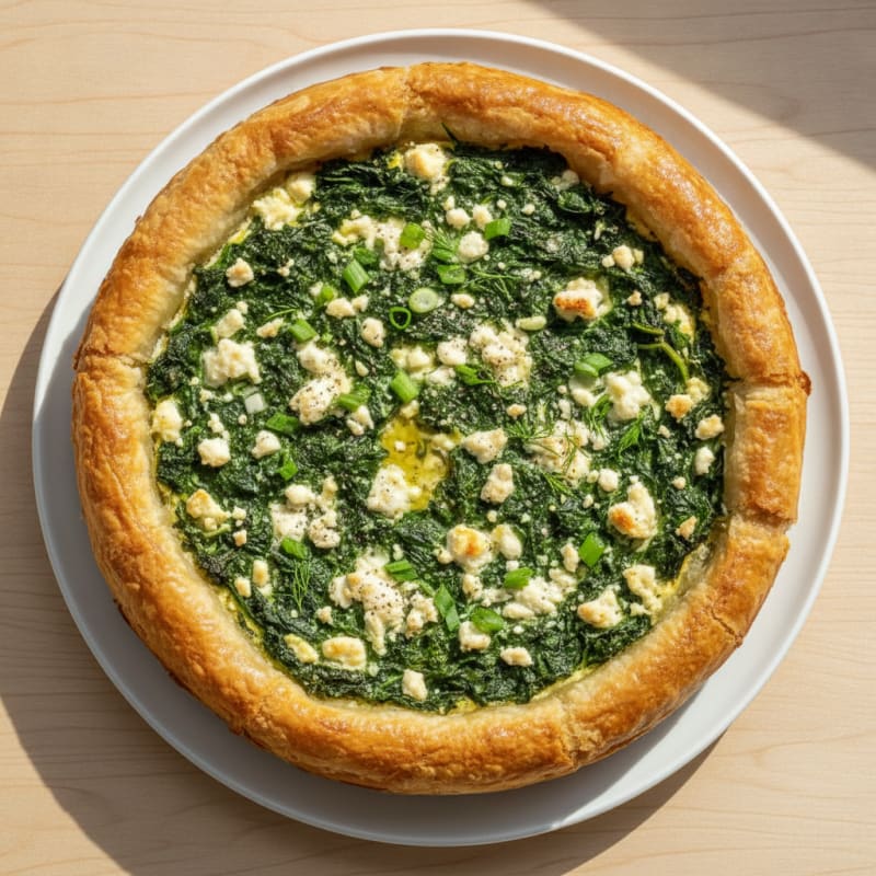 Spinach and Feta Phyllo Pie