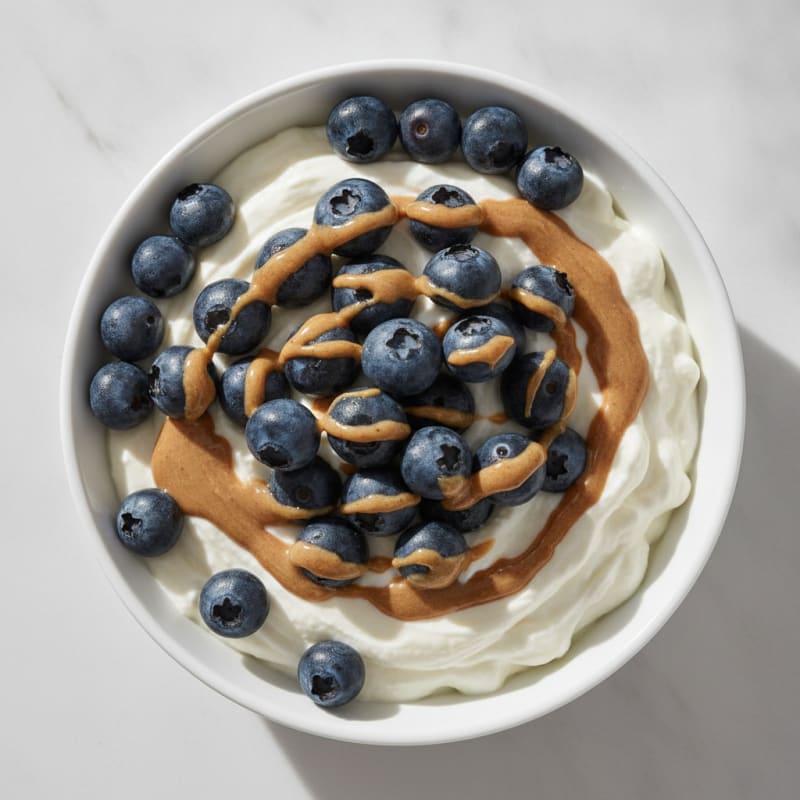 Silky Greek Yogurt Protein Pudding with Berries