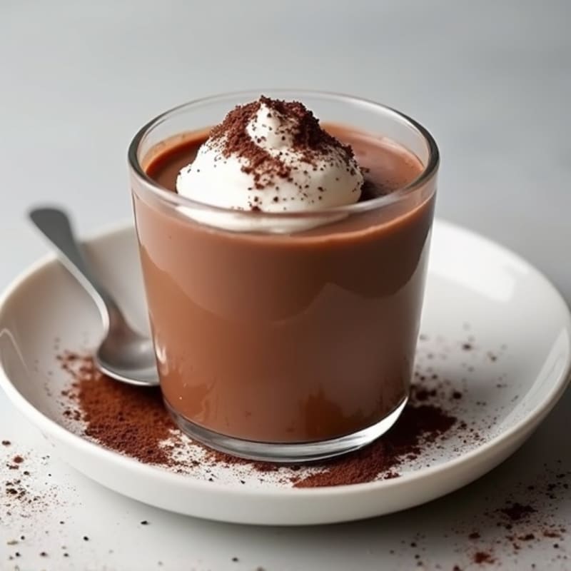 Silky Chocolate Protein Pudding with Greek Yogurt