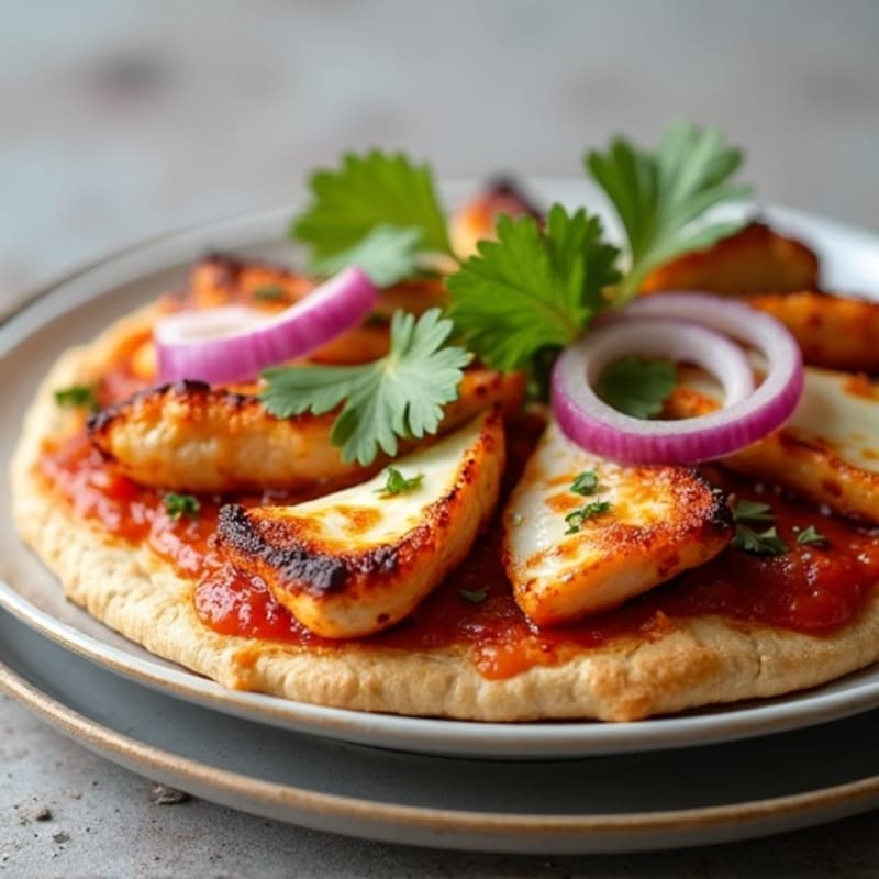 Crispy BBQ Chicken Flatbread Pizza