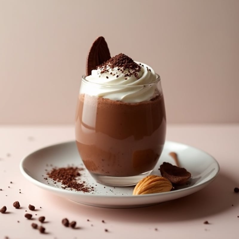 Silky Chocolate Protein Pudding with Chia Seeds