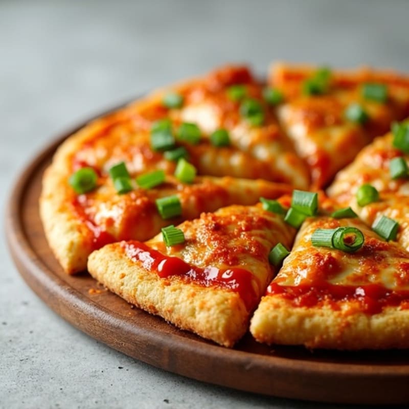 Crispy Buffalo Chicken Pizza