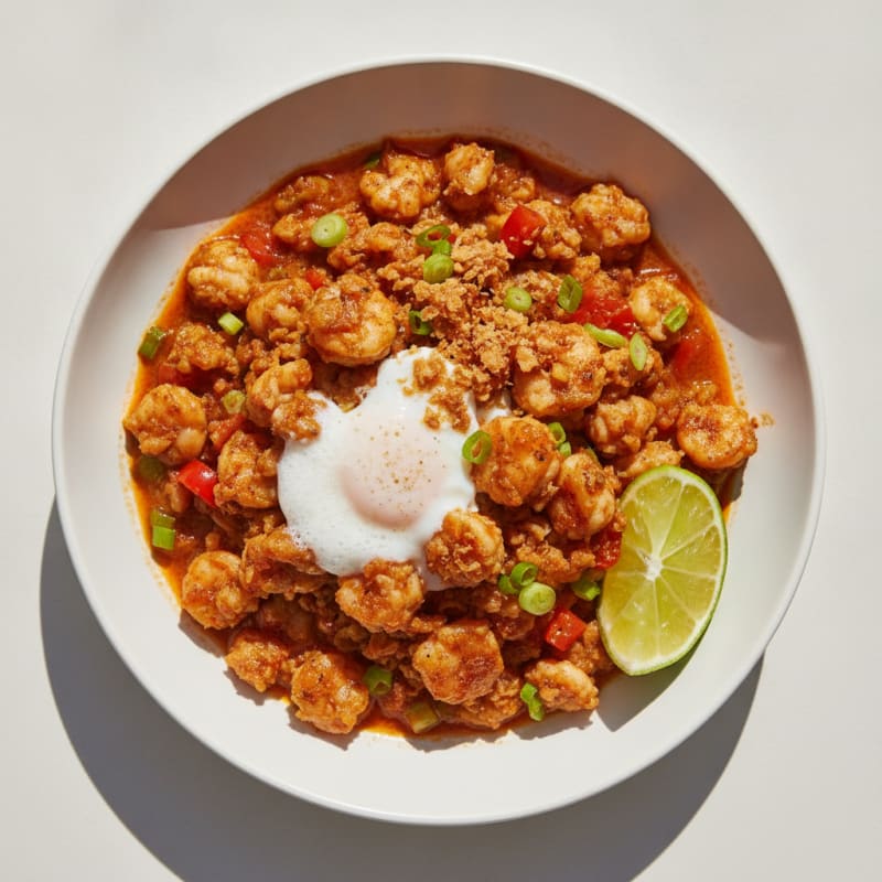 Red Thai Curry Shrimp Mince