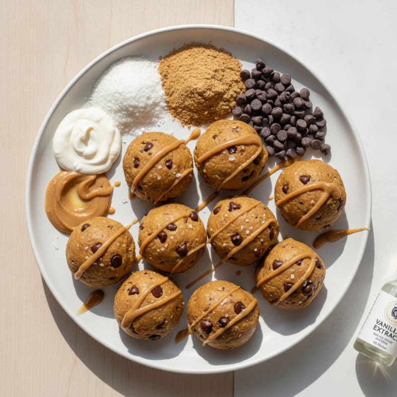 No-Bake Chocolate Chip Protein Bites