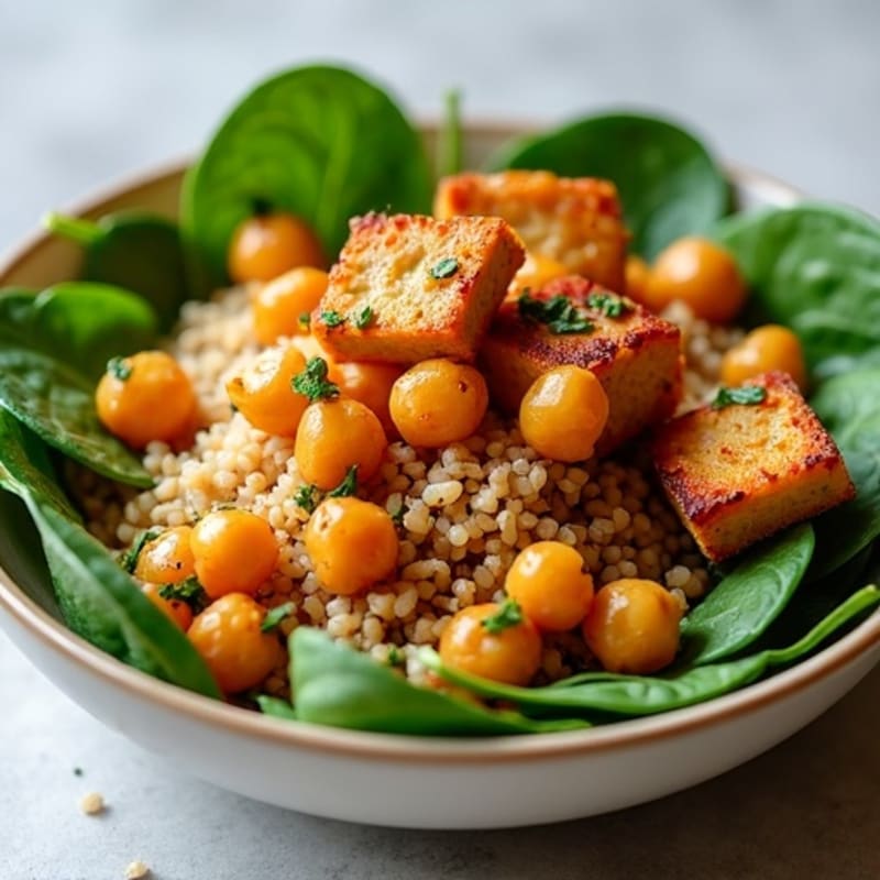 Crispy Roasted Chickpea Buddha Bowl