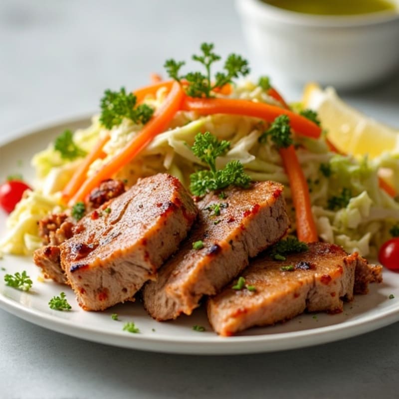 Citrus-Garlic Pulled Pork with Fresh Slaw