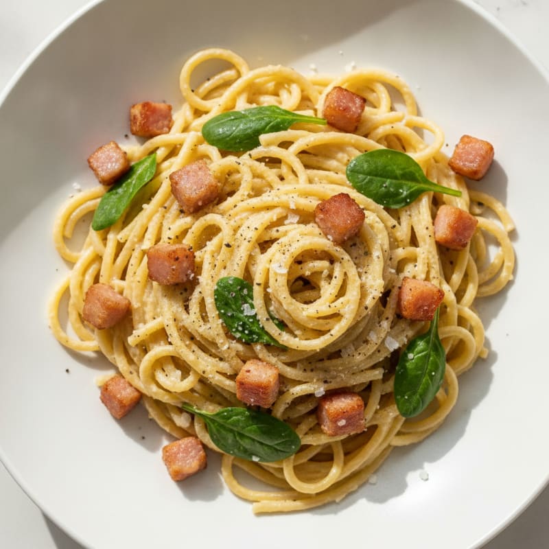 Classic Carbonara with Pancetta and Pecorino