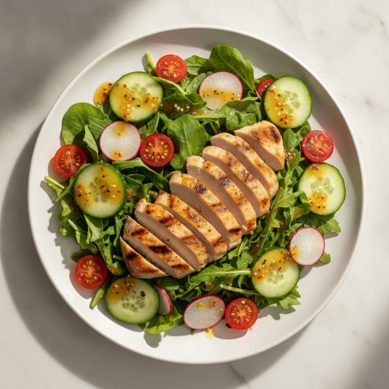 Garden Greens Salad with Citrus Vinaigrette
