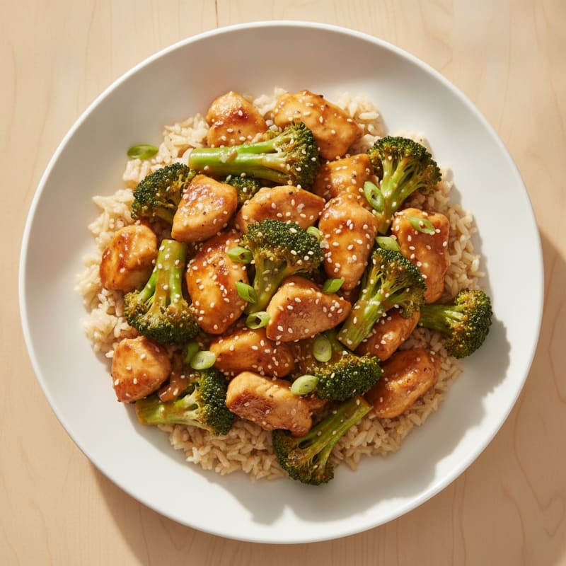 Teriyaki Chicken Stir-Fry with Broccoli