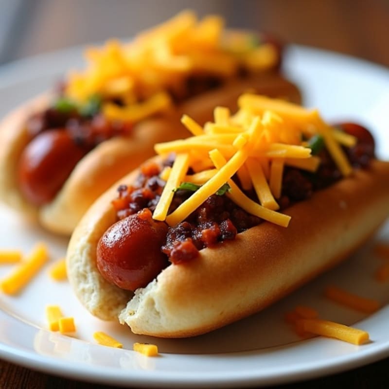 Hearty Chili Cheese Lean Turkey Dogs