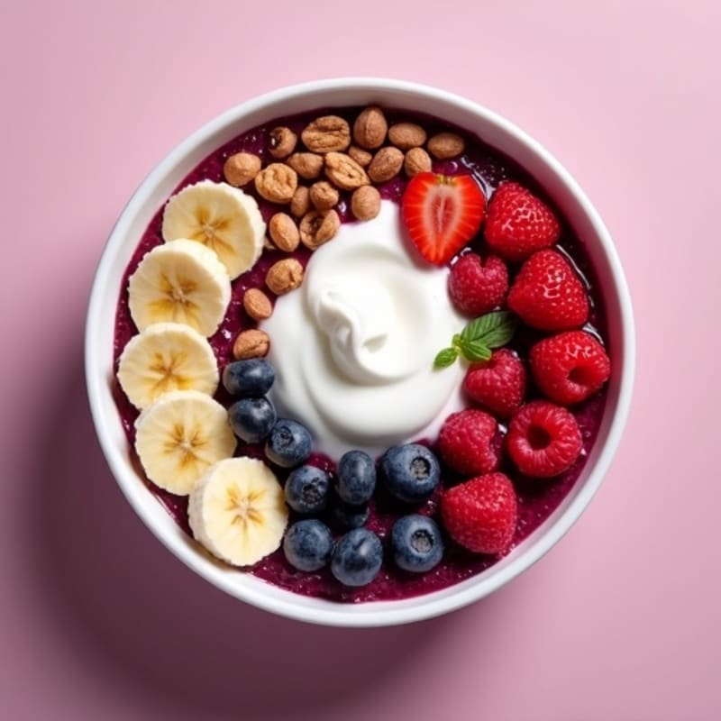 Berry-Loaded Protein Açaí Bowl