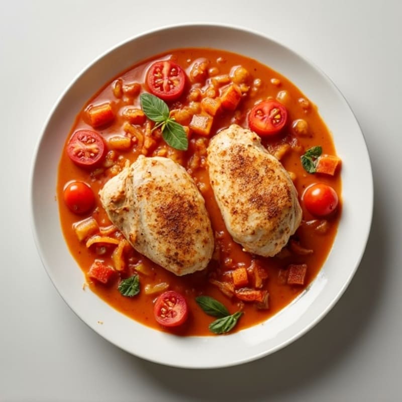 Creamy Spiced Tomato Chicken