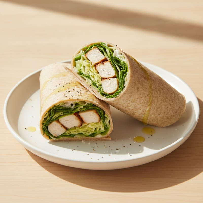 Chicken Caesar Salad Wrap