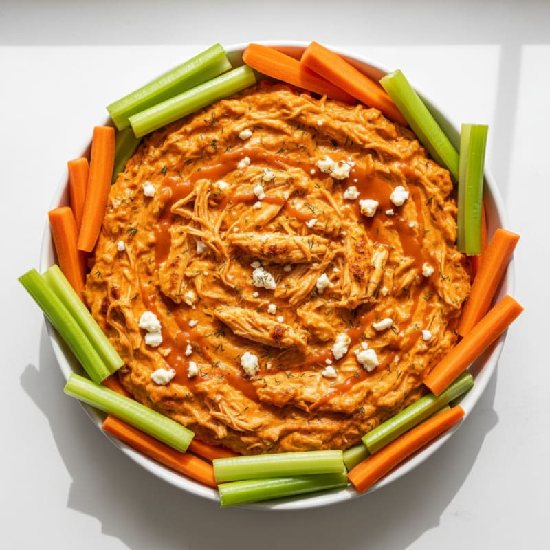 Buffalo Chicken Dip with Ranch
