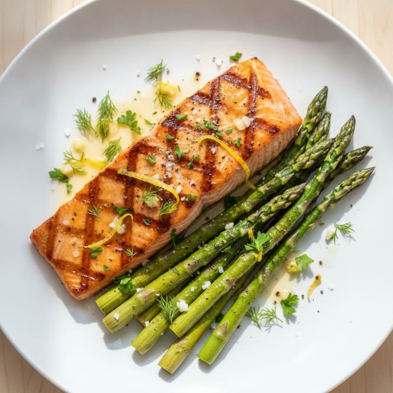 Lemon Herb Grilled Salmon
