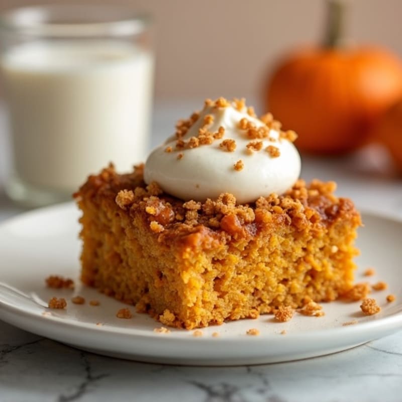 Pumpkin Spice Protein Oatmeal Bake