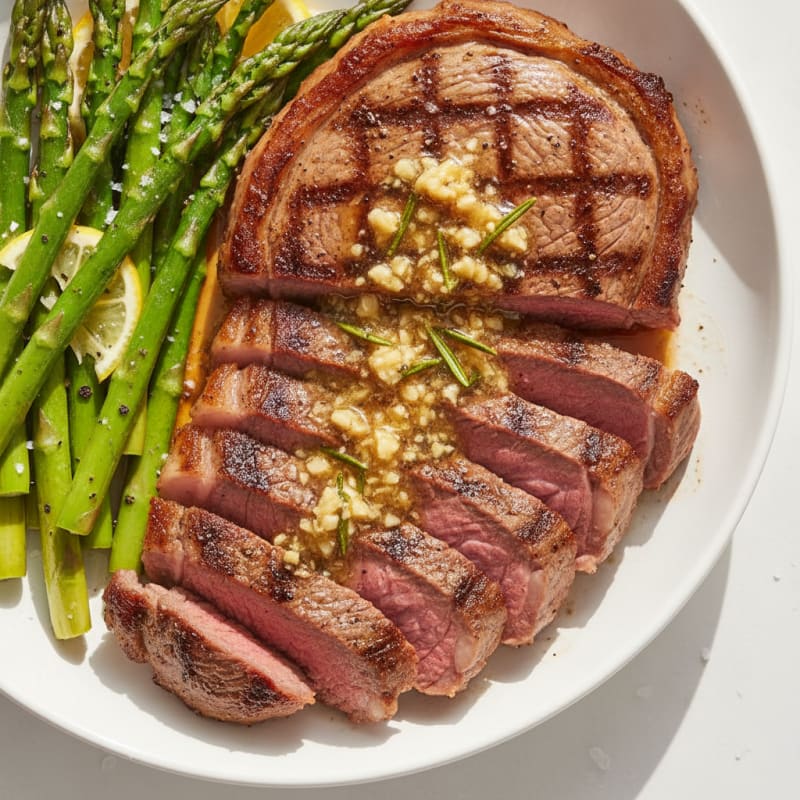 Pan-Seared Steak with Garlic Butter