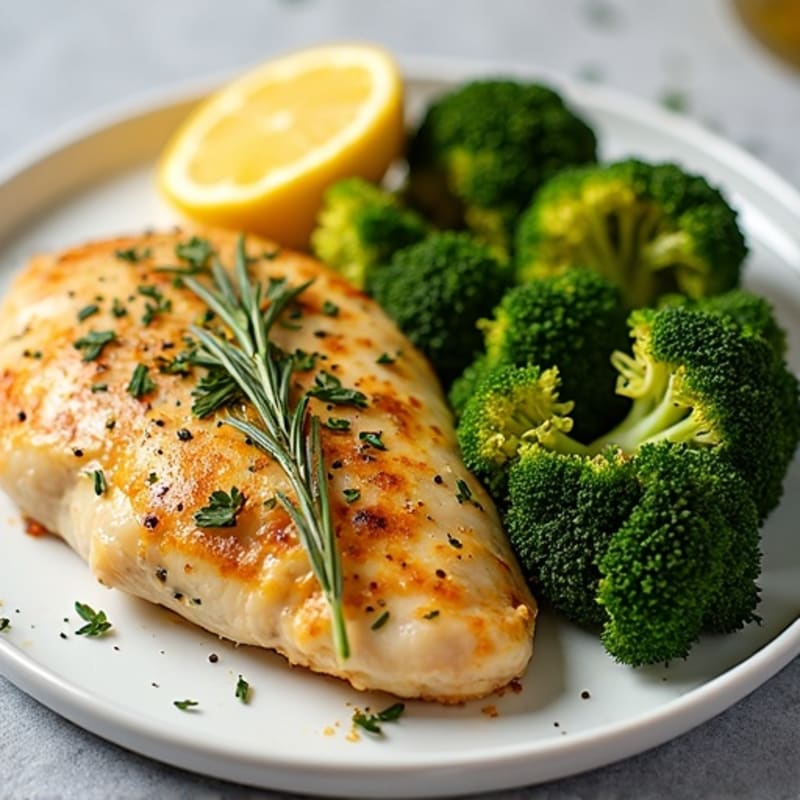 Sheet Pan Lemon Herb Chicken with Crispy Roasted Broccoli