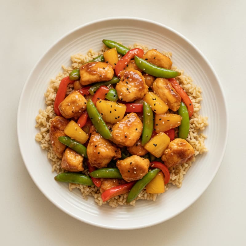 Sweet and Sour Chicken Stir-Fry